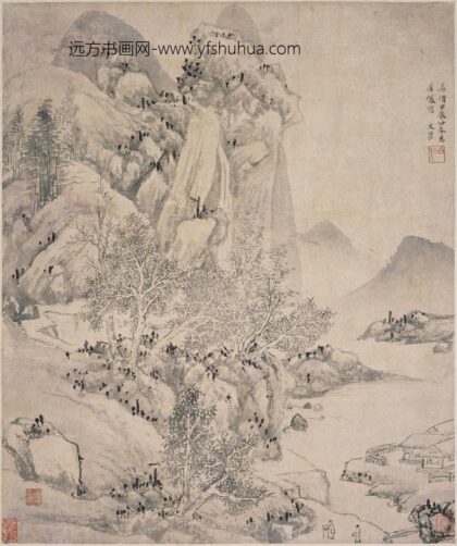 文伯仁 山水轴.jpg