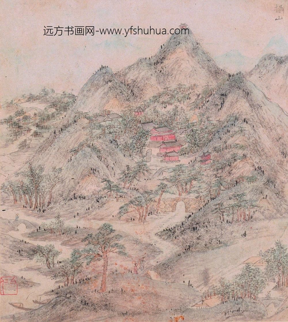 文伯仁_金陵山水册_