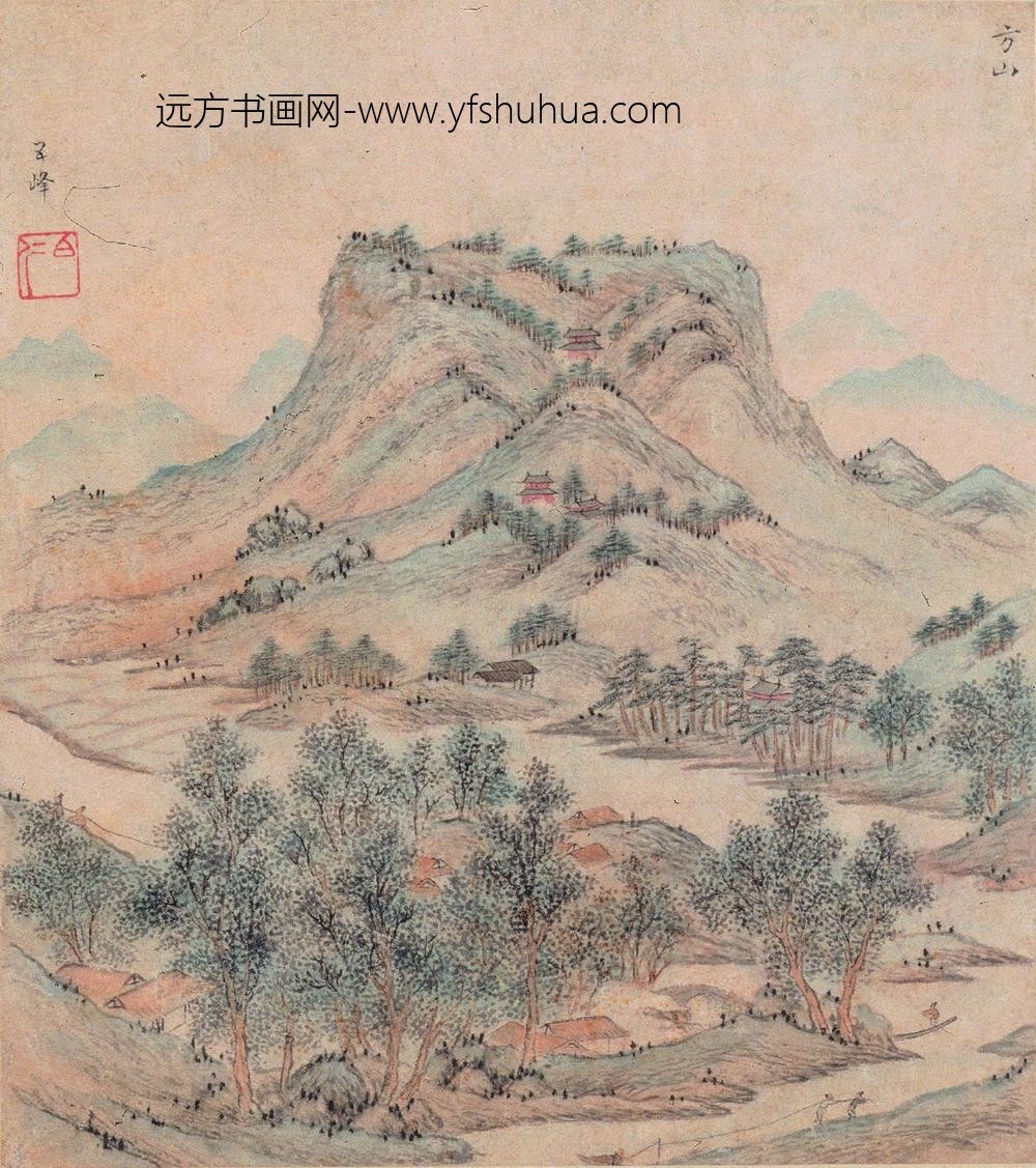 文伯仁_金陵山水册_