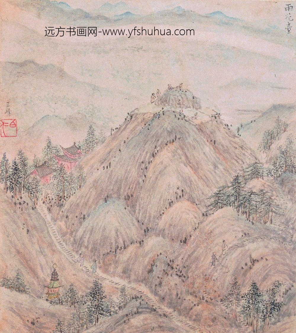 文伯仁_金陵山水册_