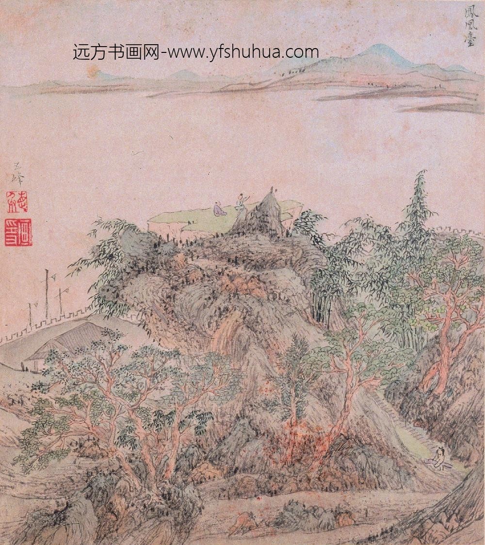 文伯仁_金陵山水册_