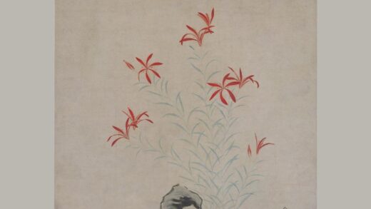 文俶 花蝶图轴.jpg