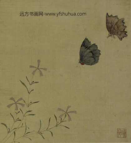 文俶 花鸟草虫图册（八开） 1.jpg