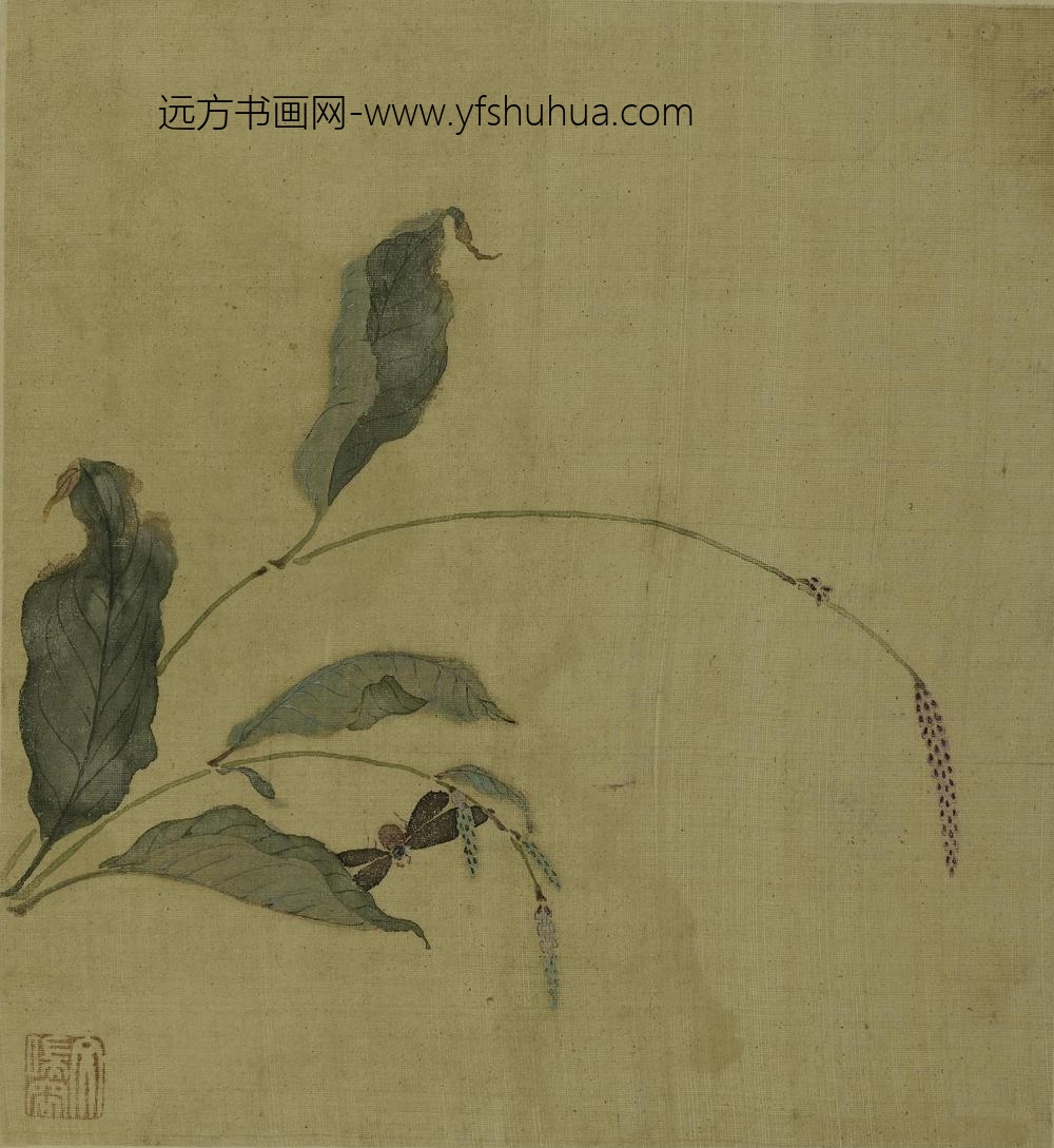 文俶_花鸟草虫图册（八开）_