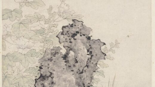 文俶 葵花图轴.jpg