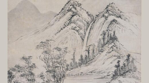 文徵明（文征明） 丹枫茅屋图轴.jpg