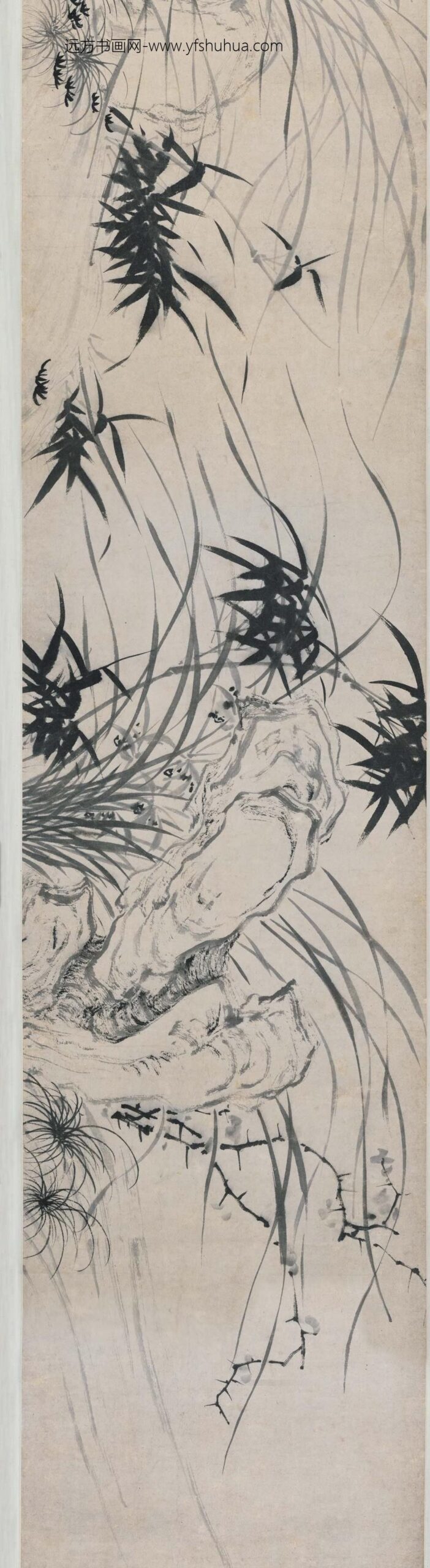 文徵明（文征明）_兰竹图卷_