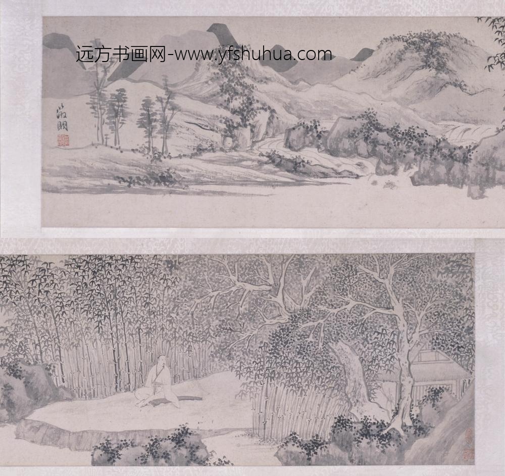 文徵明（文征明）_参竹斋图卷