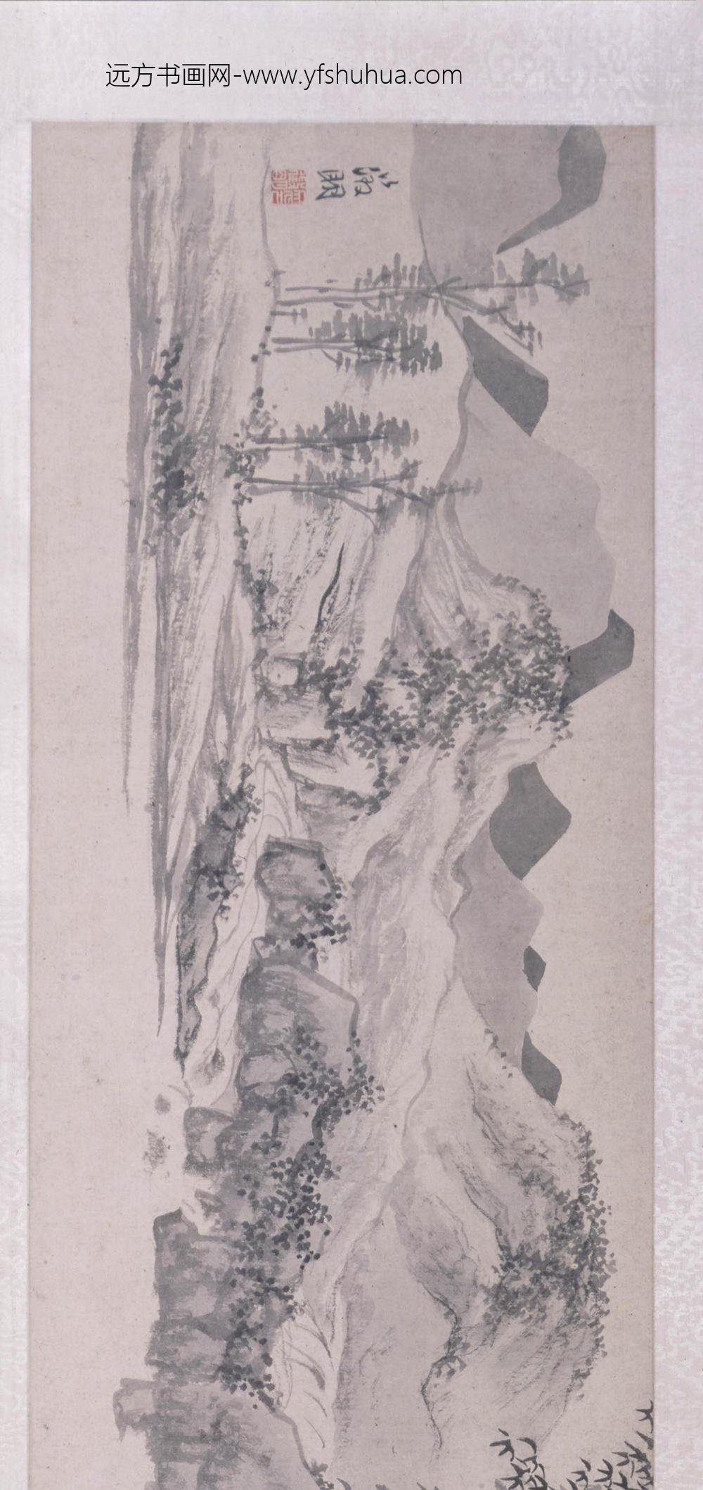 文徵明（文征明）_参竹斋图卷_