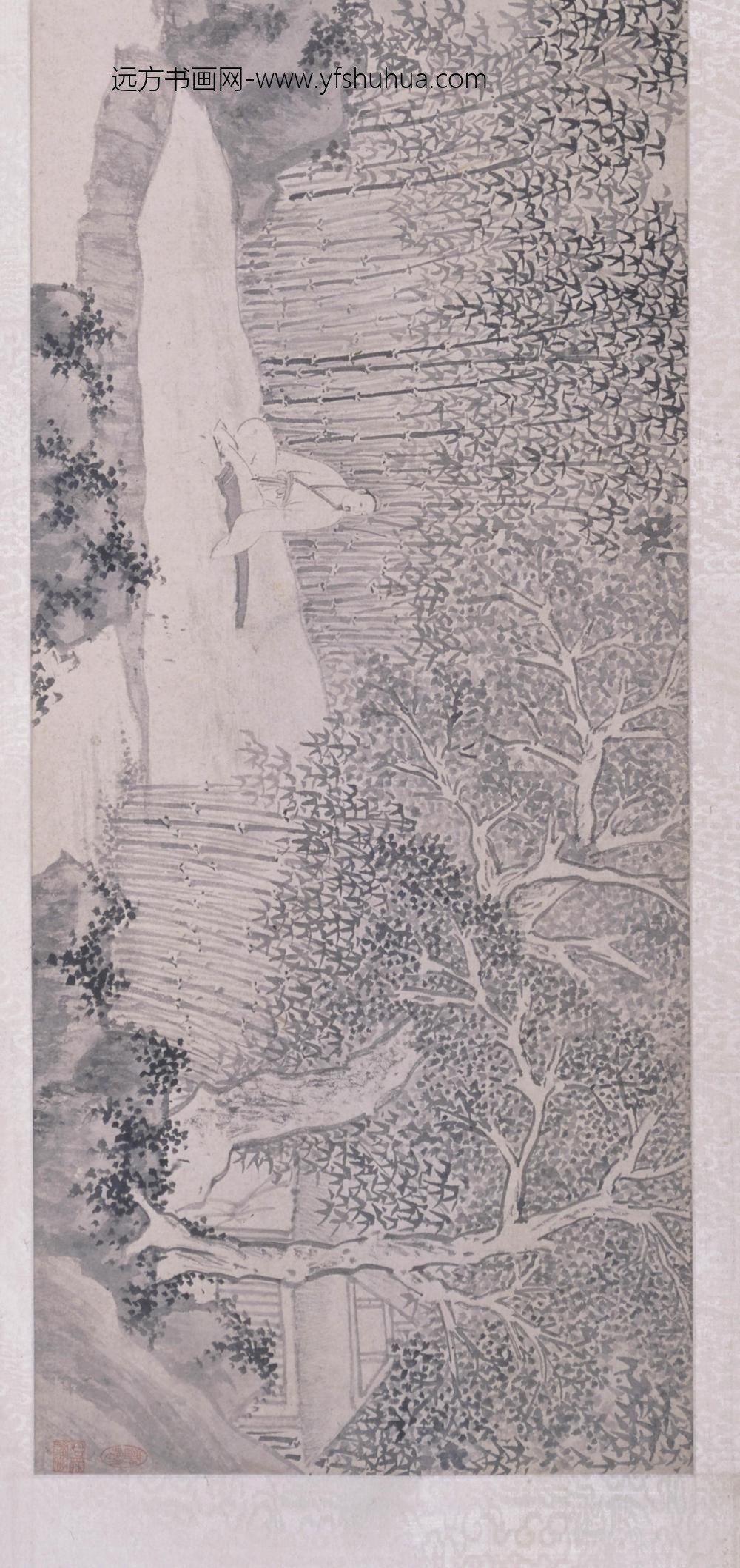 文徵明（文征明）_参竹斋图卷_