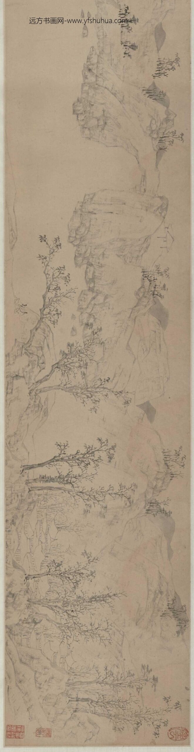 文徵明（文征明）_天台山图卷_