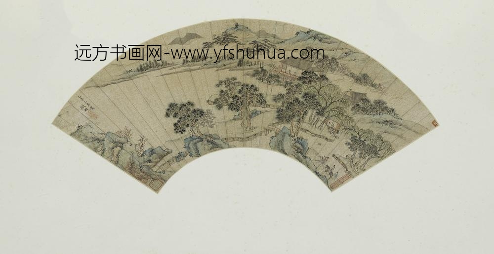 文徵明（文征明）_山水扇册