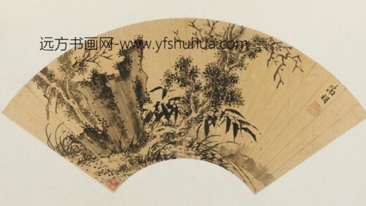 文徵明（文征明） 花鸟扇册.jpg