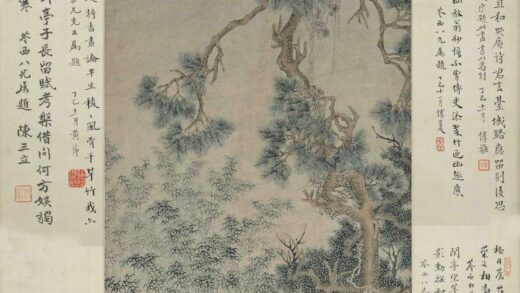 文徵明（文征明） 茅亭趺坐图轴.jpg