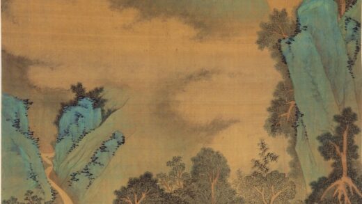 文徵明（文征明） 茅檐灌葵图轴.jpg