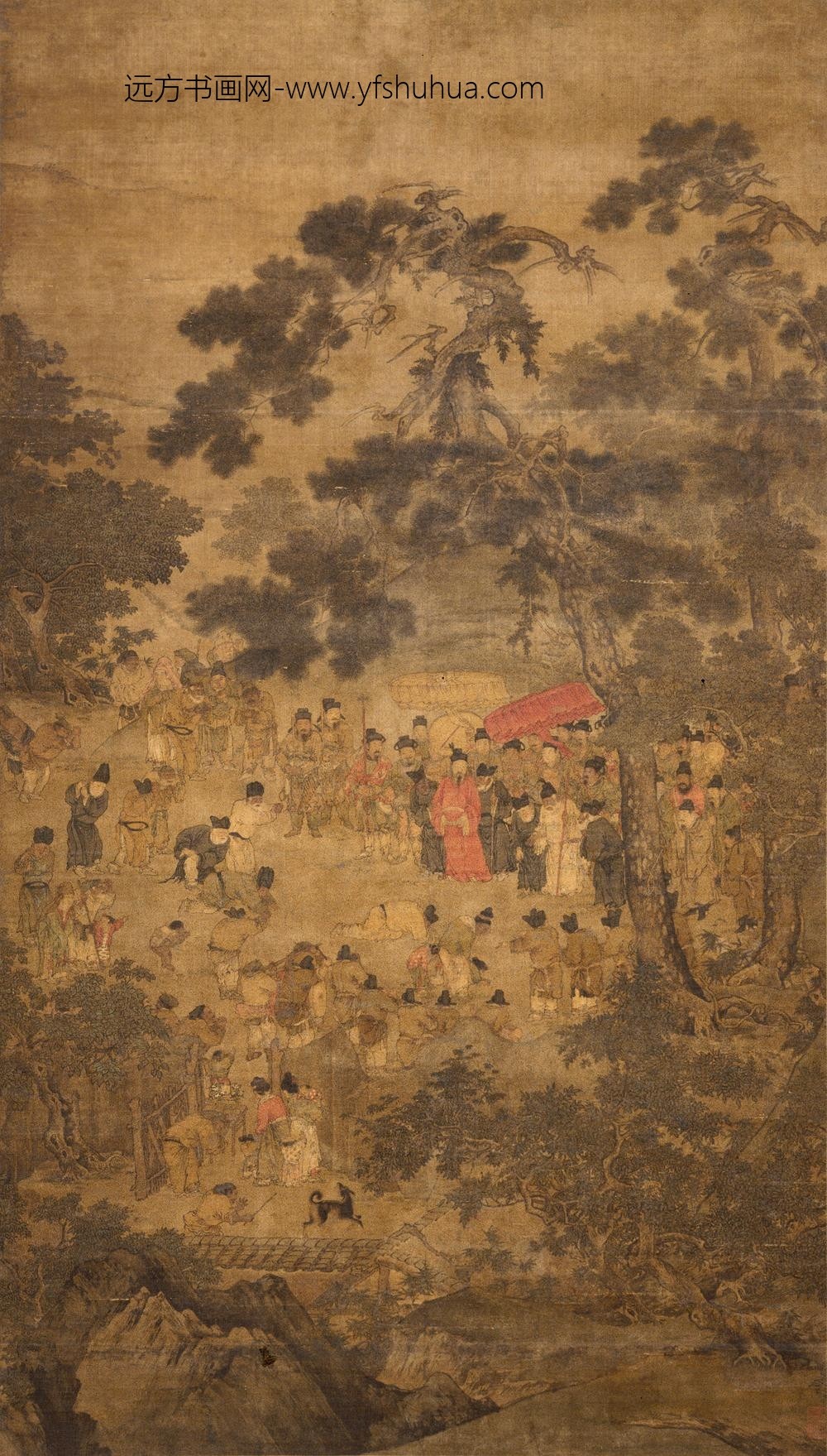 无款_望贤迎驾图轴