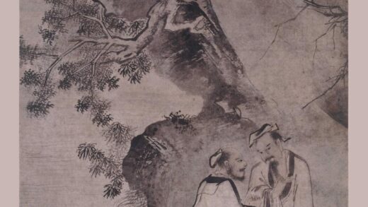 明人 渔夫问倒图轴.jpg