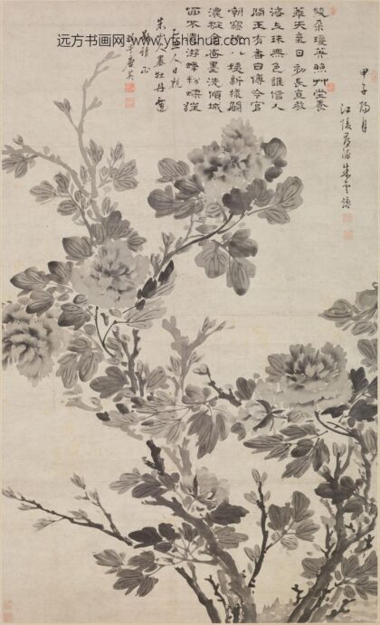 朱云燝 牡丹轴.jpg