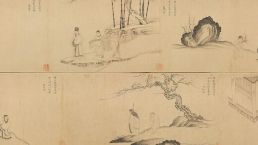 朱冲秋 七贤咏梅图卷.jpg