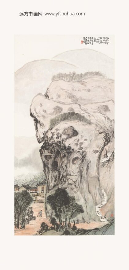 朱屺瞻 天童山图轴.jpg