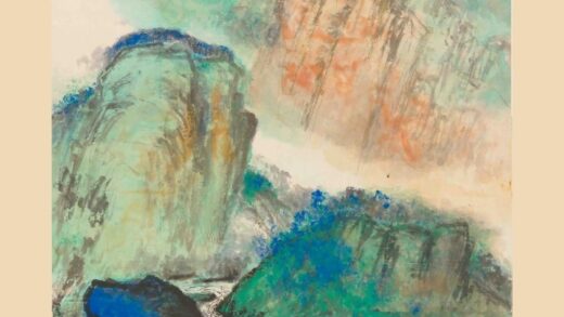 朱屺瞻 晴峦流泉图轴.jpg