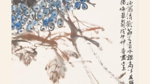 朱屺瞻 葡萄图轴.jpg