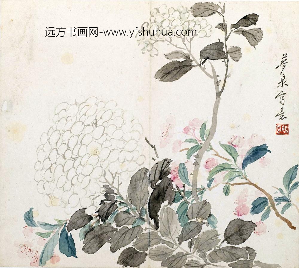 朱熊_花卉册_
