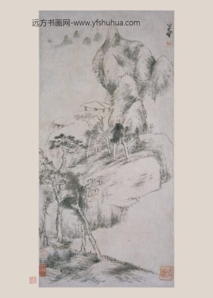 朱耷 乾坤一草亭图轴.jpg