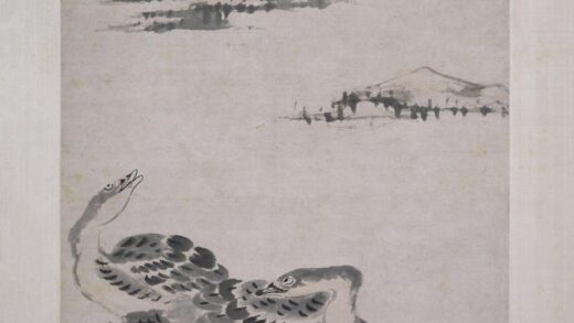 朱耷 双栖图轴.jpg