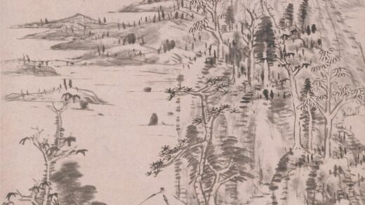 朱耷 秋林亭子图轴.jpg