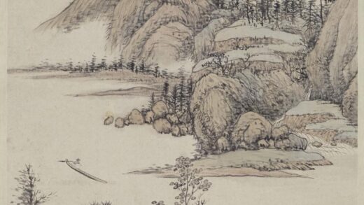 朱鹤年 山水轴.jpg