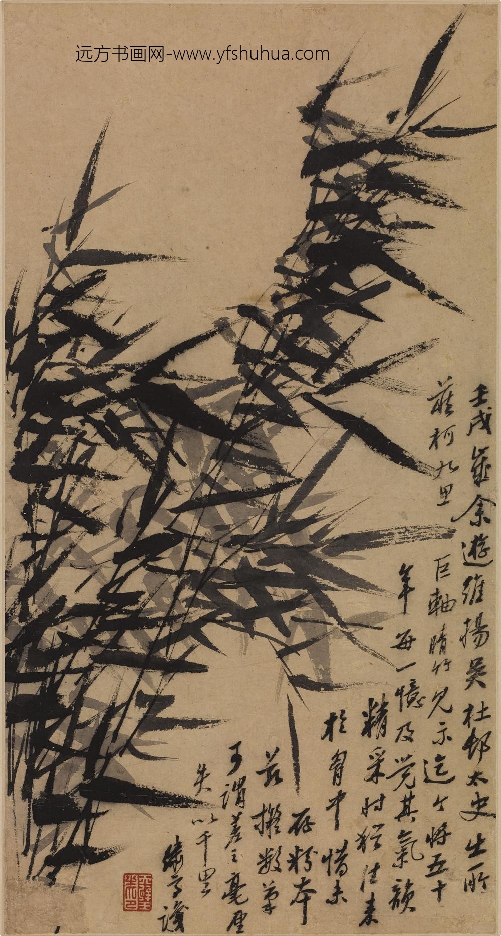 杨天壁_墨竹图轴