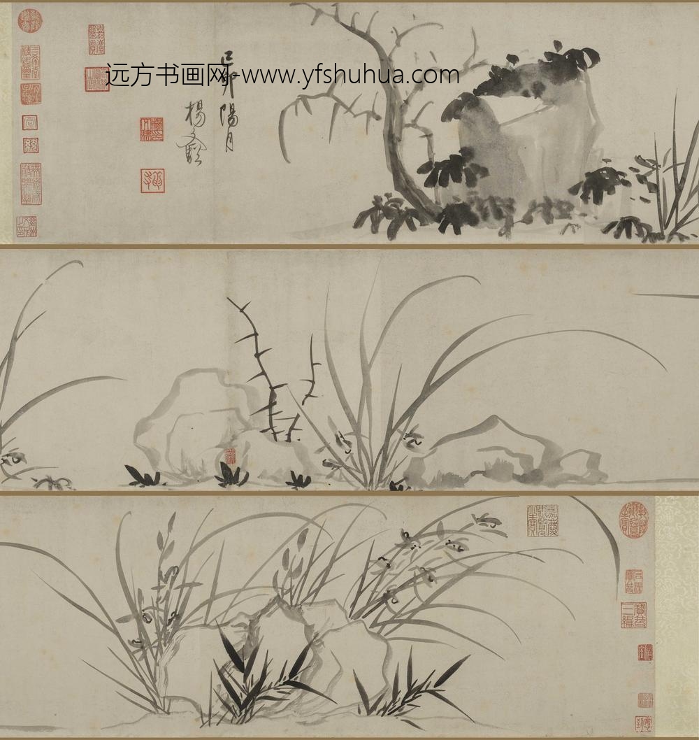 杨文骢（杨文聪）_兰竹图卷