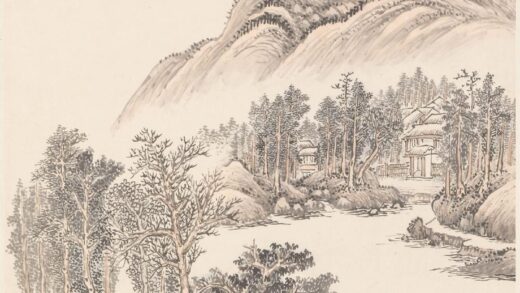 杨晋 摹董源夏江待渡图轴.jpg