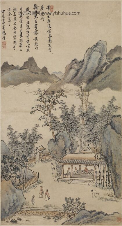 杨晋 有竹斋图轴.jpg