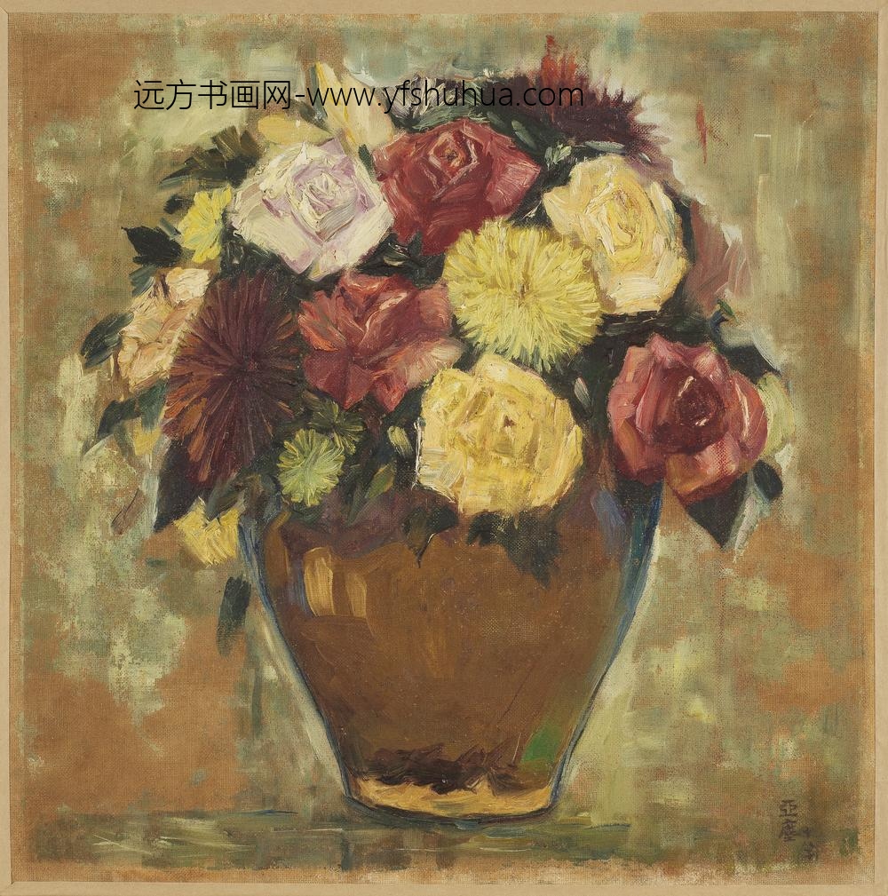 汪亚尘-瓶花秀色