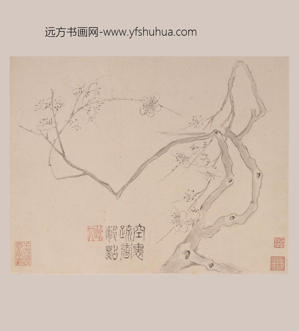 汪士慎_梅花图册