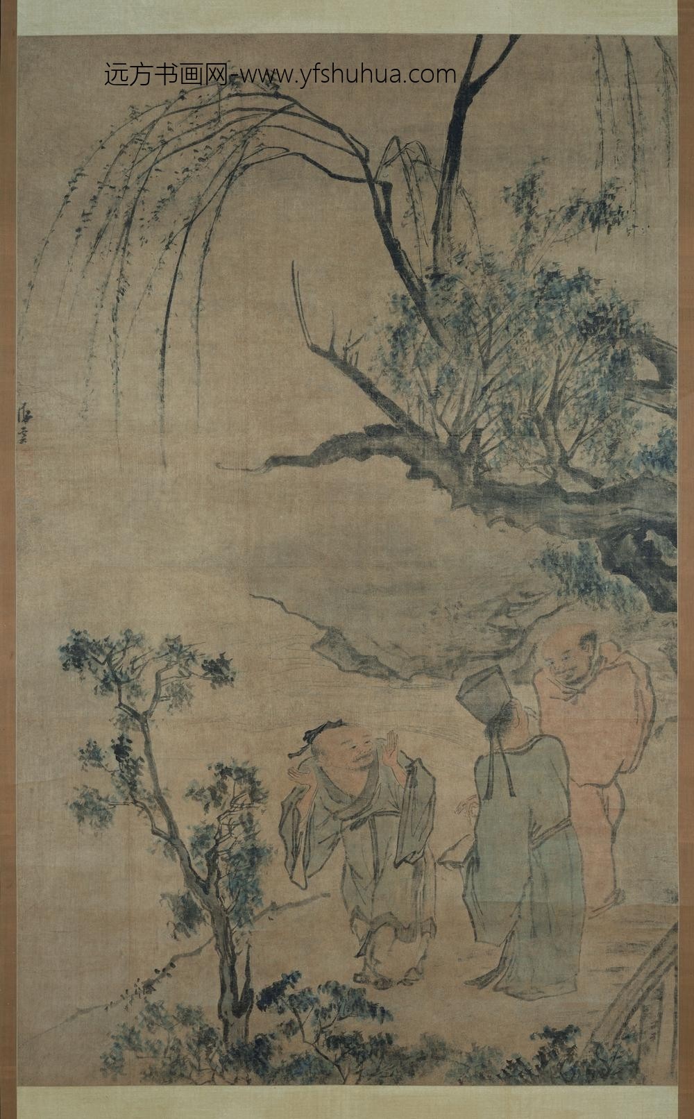 汪肇_虎溪三笑图轴