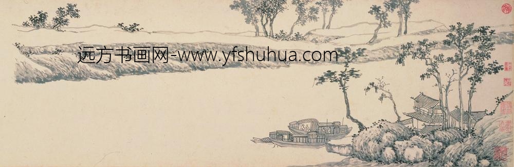 沈周_京口送别图卷