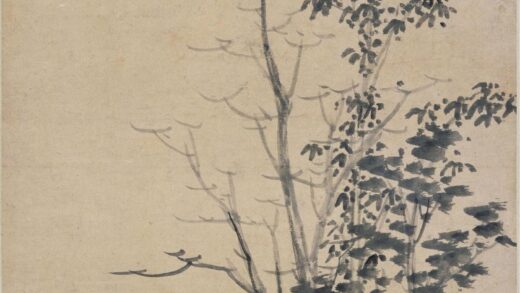 沈周 仿倪山水轴 1.jpg