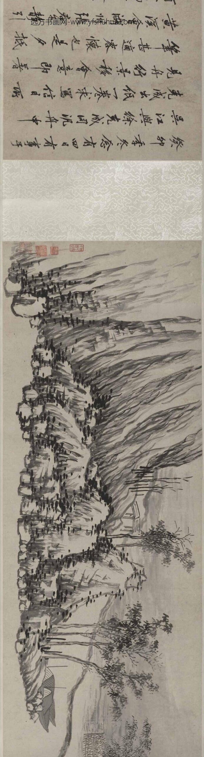 沈周_吴江图卷_