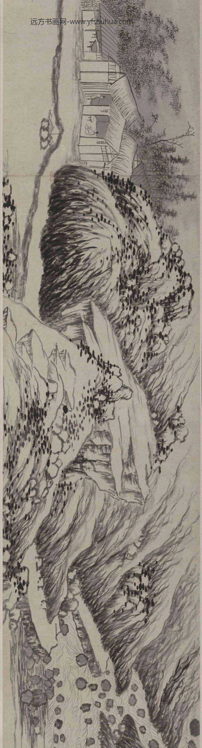 沈周_吴江图卷_