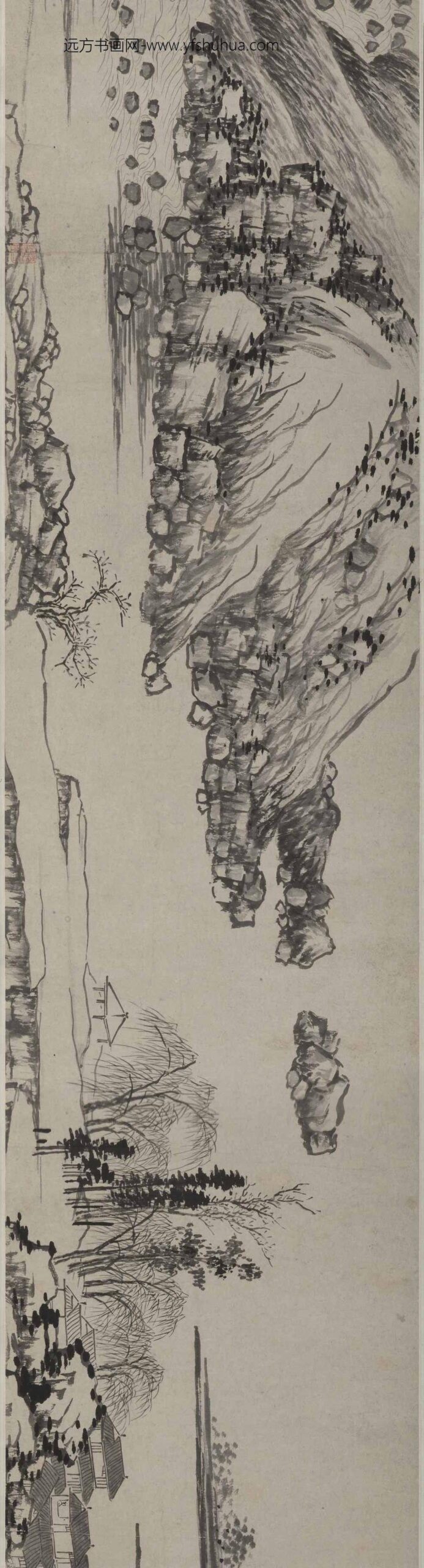 沈周_吴江图卷_