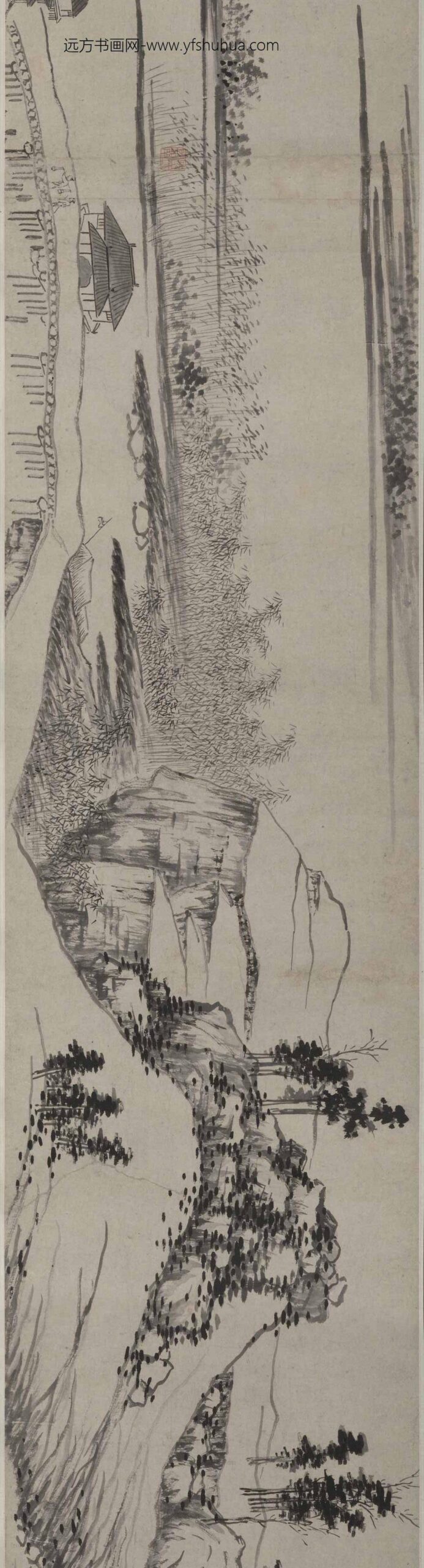 沈周_吴江图卷_