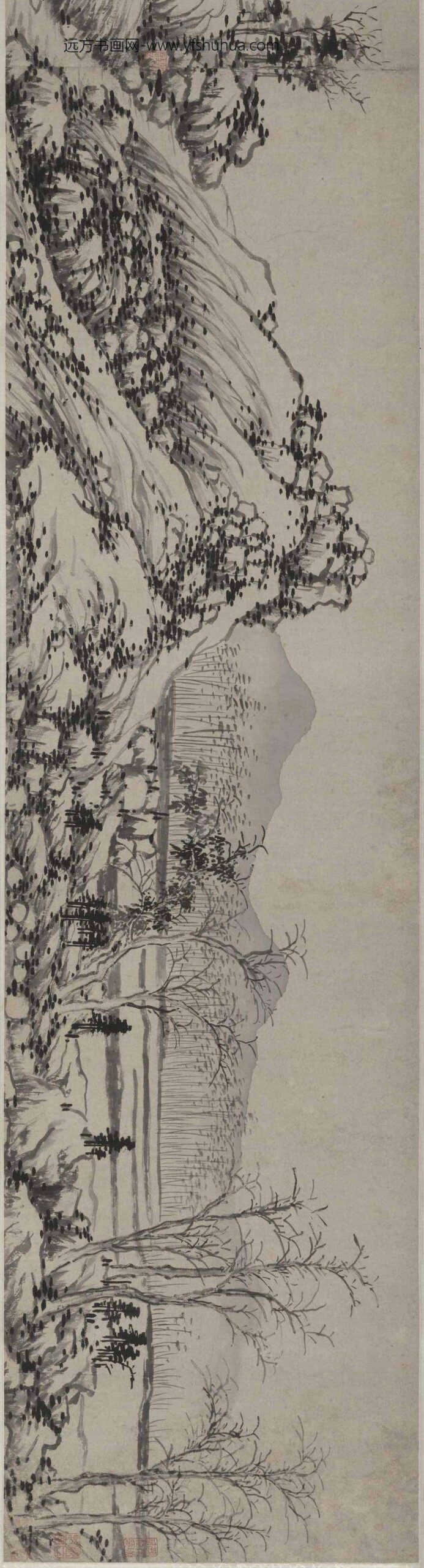 沈周_吴江图卷_