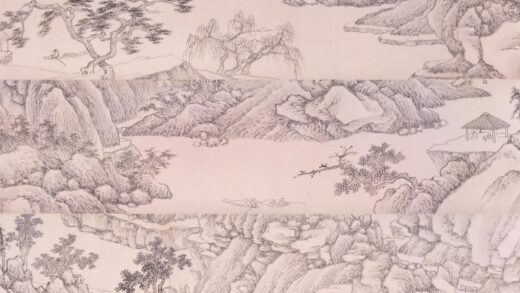 沈周 水村山坞图卷.jpg