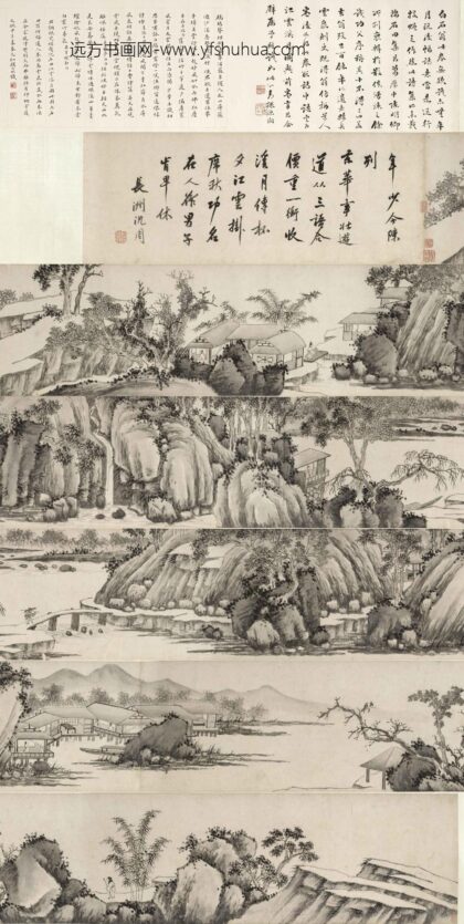 沈周 江云溪月图卷.jpg