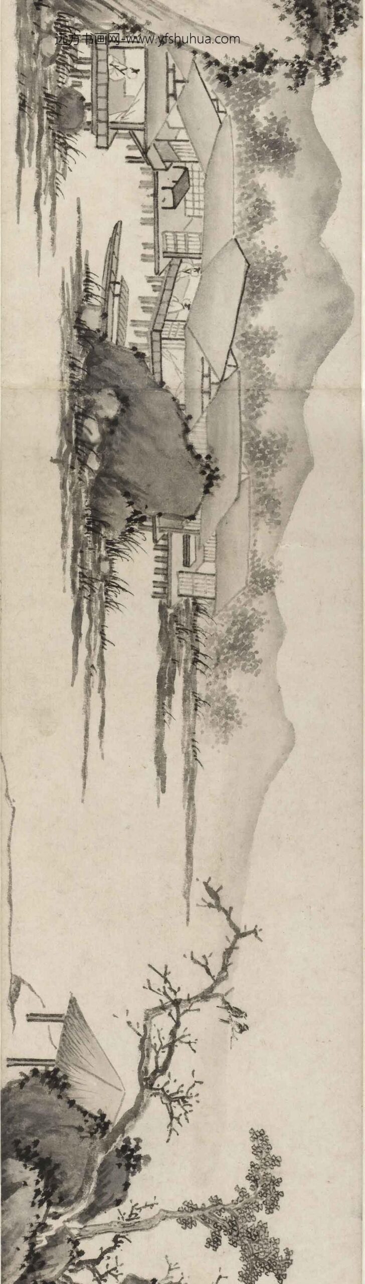 沈周_江云溪月图卷_