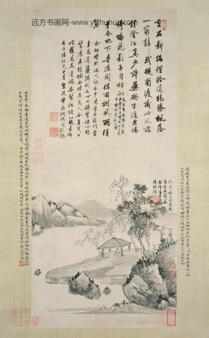 沈周 苔石图轴.jpg