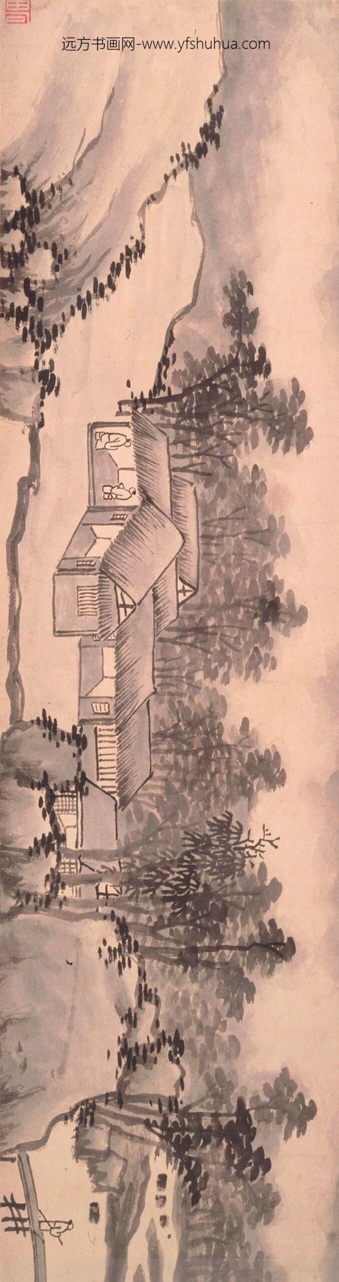 沈周_西山云霭图卷_